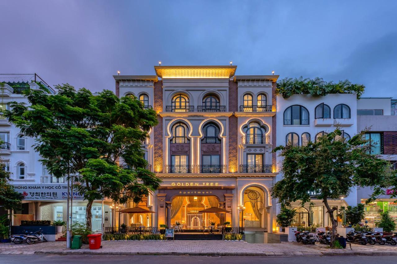 โกลเด้น ทรี โฮเทล แอนด์ อพาร์ตเมนต์ Hotel โฮจิมินห์ซิตี้ ภายนอก รูปภาพ
